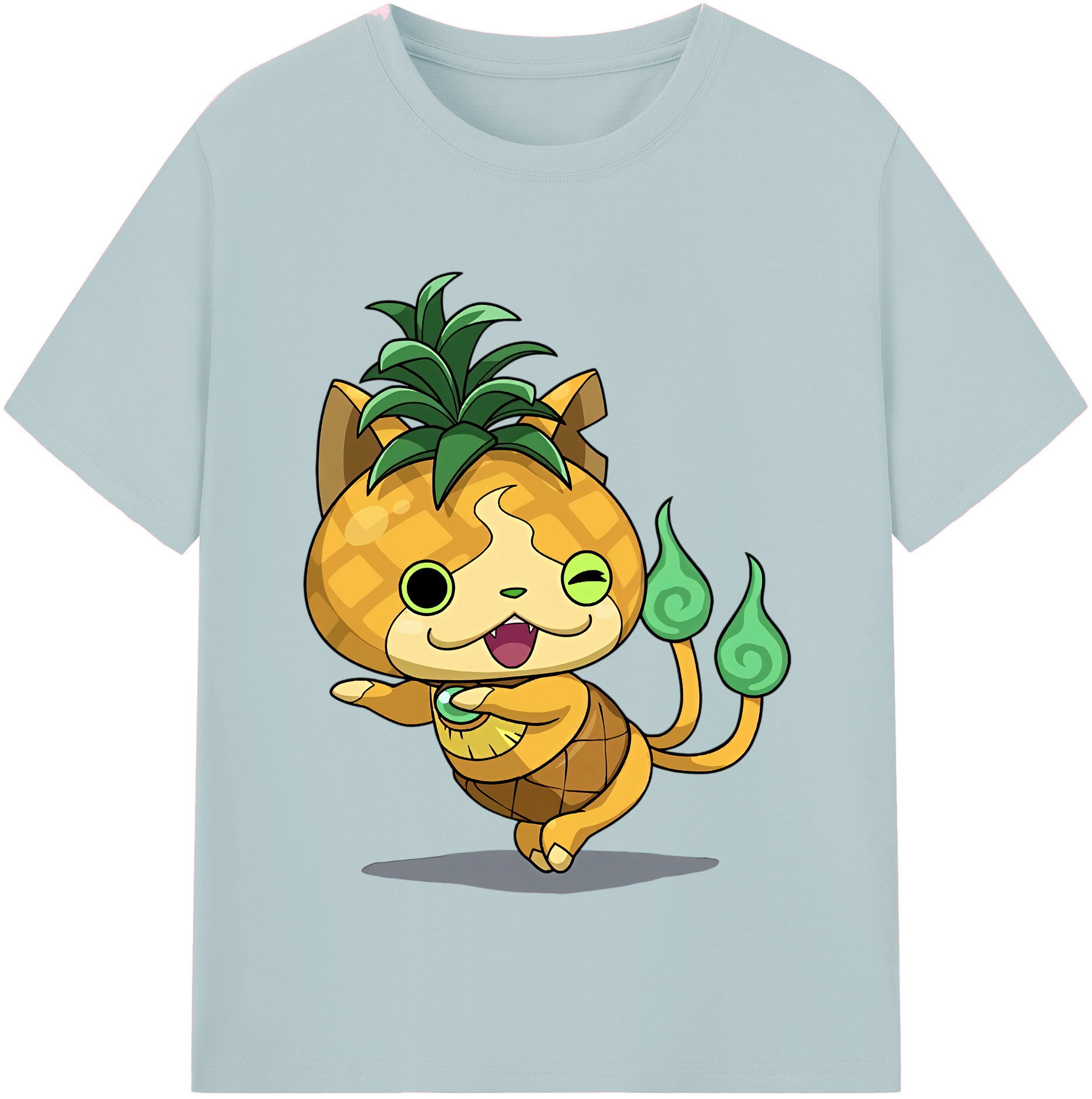 （画像用） 妖怪ウォッチ Yo-kai Watch 綿100％半袖Tシャツ（フロントプリント）